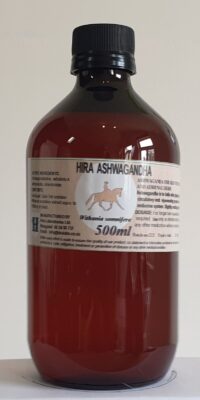 500ml amber bottle contains ashwagandha extract