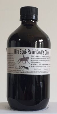 500ml amber bottle contains Devil's claw extract