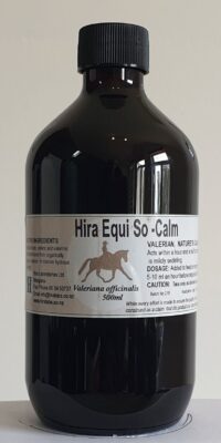 An amber bottle contains 500ml of valerian liquid concentrate