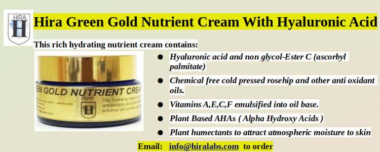 Green Gold Complex Cream Hira Green Gold Facial Cream